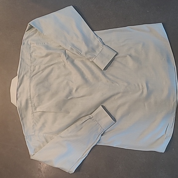 YSL HERRINGBONE PATTERN BUTTON DOWN SHIRT WITH LOGO - Picture 7 of 7